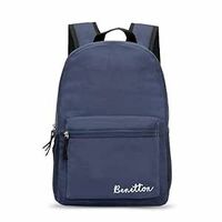 UNITED COLORS OF BENETTON Rudy Unisex Polyester 3 Compartment 12 L Casual Backpack - Navy 