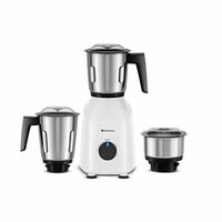 Atomberg Xiana 750 Watt Mixer Grinder | 3 Multipurpose Stainless Steel Jars | Coarse Mode for Silbatta-Like Textures | Powerful Intelligent Motor | Easy Fault LED Indication | Snow White