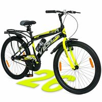 Vesco Envy Black 26T Road Bike with Inbuilt Carrier | Rigid Supsension | 17 Inch Frame | Cycle