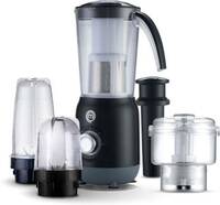 MasterChef MJ 04 400 W Juicer Mixer Grinder (Power Blender | 4 Jars | with Chopper | Black)