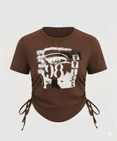 Casual Printed Women Multicolor Top on Flipkart