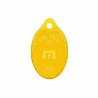 Muthoot PAPPACHAN Swarnavarsham 24K (999) Yellow Gold Oval Laxmi Pendant 5 Gram