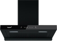 LIVPURE Evora-90 Auto Clean T-Shape 90 cm | Low Noise Wall Mounted Black 1350 CMH Chimney