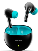TRIGGR Rizz with 40H Playback, Spherical Design, 13mm Drivers, Rich Bass, Fast Charging Bluetooth Headset on Flipkart
