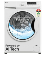 Godrej 7 Kg 5 Star, AI Powered, FabriSafe Drum, 65% Water Saving, Fully Automatic Front Load Washing Machine (WFEON CRS 7010 5.0 FKEDM GLWH, Glacial White)