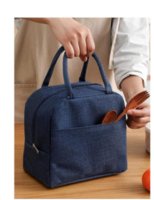 EUFLORIA Insulated Travel Lunch/Tiffin/Storage Bag for Women and Men Office, Collage and School (Cotton)(Multicolour) A1 (7 LITERS)