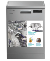 Voltas Beko by A TATA Product DF14S2 Free Standing 14 Place Settings Intensive Kadhai Cleaning