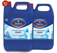 Shatras Disinfectant Toilet Cleaner 5Liter (Pack of 2) | Removes Toughest Stains With Sparkling Shine |Kills 99.9% Germs | Advanced Thicker Formula | Provides Long Lasting Freshness