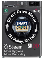 [Axis CC + Coupon] LG 9 Kg, 5 Star, AI Direct Drive Technology, Steam, 6 Motion DD & Wi-Fi Fully