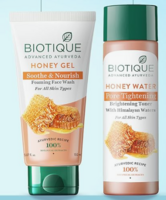 Upto 50% off on Biotique 