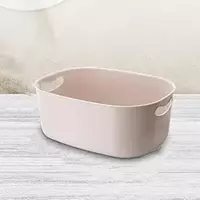 Urbane Home Multipurpose Medium Storage Box With Handle|Basket For Cosmetic, Fruits, Storage "20 L" | Beige|