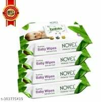 Mega deal: Novel baby wipes (with lid) (pack of 4)