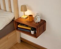 GOKUL ART Solid Sheesham Wood Bedside Table