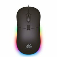 Ant Esports GM40 Wired Optical Gaming Mouse with RGB LED, Lightweight and Ergonomic Design, DPI Upto 2400