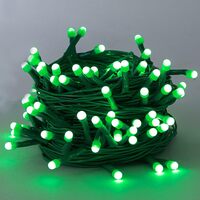 Lexton 40 LED Power Pixel Serial String/Fairy Light | Plug Sourced | Suitable for Home & Outdoor Decoration, Diwali, Christmas, Ramadan, Wedding, Party, Festival (Pack of 1, Green)