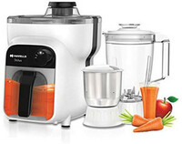 HAVELLS 3jar 500 W Juicer Mixer Grinder  (Stilus 3 jar | 3 Jars | White, Black)
