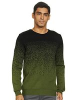 Amazon Brand - Symbol Men Acrylic LS Check Pattern Sweater Pullover