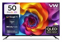 VW 127 cm (50 inches) Pro Series 4K Ultra HD Smart QLED Google TV VW50GQ1