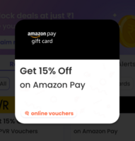 Magicpin - Get ₹20 off On Amazon Pay GV on ₹50  [User Specific]