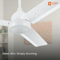 Orient Electric 1200 mm Uno BLDC | BLDC energy saving ceiling fan 