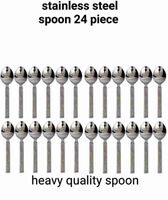  Premium Stainless Steel Spoon Set Steel Table Spoon Set on Flipkart