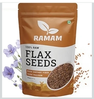 New Ramam Flax Seeds 400gm | Natural Raw Flax seeds for Eating | High Dietary Fiber | Rich in Magnesium |Helps in Manage Blood sugar levels & Heart Health | Helps in Hair Growth| Alsi Seeds- 400gm…