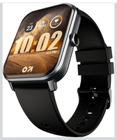 GOBOULT Drift+ Smart Watch 1.85''HD Screen, Bluetooth Calling, IP68, 500 Nits Brightness,150+ Watchfaces, AI Voice Assistant, SpO2 Monitoring, 100+ Sports Mode Smartwatch (Jet Black)