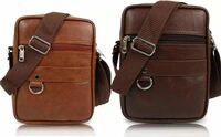  Brown, Tan Sling Bag Men sling bag on Flipkart