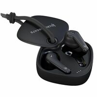 CrossBeats Slide Wireless Bluetooth Earphones for Mobile TWS Earbuds (Black)