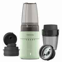 Butterfly Pestle Pro Blend | Inbuilt SS Base | Inward Locking Jars (400 W)