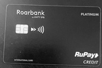 Get 5% Cashback on Amazon, Amazon gv, Flipkart & Other merchants using Roar Bank RuPay Credit Card