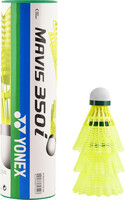 YONEX Mavis 350i Nylon Shuttle- Pack of 6 (Slow,75)