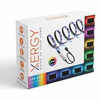 XERGY USB 5V 5050 RGB Led Flexible Strip Light  (1 Meter for Tv'S Upto 28") 1 Meters
