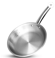 BE essentials tripro triply stainless steel fry pan 24cm (2litre)-induction bottom 