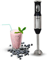 LIBRA 1200 W Stainless Steel, Black Hand Blender  (1200 Watts Electric Hand Blender for kitchen | Detachable Shaft |)