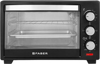 FABER 20-Litre Oven Toaster Grill (OTG)  (FOTG 20L NEO BK|Inner Light| Bake, Fry, Roast, Grill, Toast, Black)
