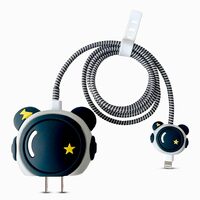 Sounce Spiral Cable Protector with Protective Case for iPhone Charger 18W & 20W