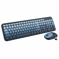 Zebronics Wireless Keyboard & Mouse Combo (Companion 302, Dark Blue)