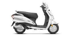 Hero MotoCorp Destini Prime Scooter Drs Cast Pearl Silver White Booking for Ex-Showroom Price