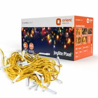 Orient Electric Plastic Joylite LED Pixel Strip Light for Home Decoration | Direct Plug-in | 36 to 46 LEDs | Pack of 1 (7 to10 Meter, Warm White)