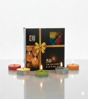 CW Chirag Multicolour Tealight candles | Ideal for Decoration, Pooja, Diwali Candle  (Multicolor, Pack of 50)