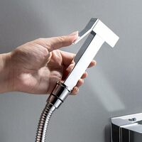 Aqunix Pure Brass D-Shape Health Faucet Gun | Jet Spray for Toilet | Bathroom Bidet Shower Head