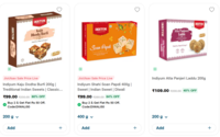 Indiyum Sweets Giftbox/Tin Upto 64% Off (Buy 2 Get 50 Off: DIWALI50)