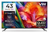 VW 43" Pro Series 4K Ultra HD Smart QLED Google TV VW43GQ1 (Black)