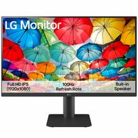 LG 27MS550 (27 Inch) IPS Full HD (1920 x 1080) Monitor, 5ms, 100Hz, HDMI X 2, Built-in Speaker, Tilt & Height Adjustable Stand, Virtual Borderless, Flicker Safe, Reader Mode,OnScreen Control, Black