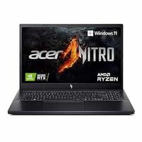 Acer Nitro V 15, AMD Ryzen 5 6600H Hexa-core Processor,NVIDIA GeForce RTX 4050-6GB GDDR6,16 GB, 512 GB, Full HD IPS, 15.6"/39.62 cm, 165 Hz, Win 11 Home,Obsidian Black, 2.1 kg, ANV15-41,Gaming Laptop