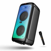 boAt Partypal 390 Bluetooth Speaker w/ 160 W Signature Sound, Karaoke with 2 Microphone Input Ports