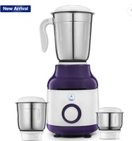 Grand plus White Purpel 550 W Mixer Grinder (Neo | 3 Jars | White, Purpel)