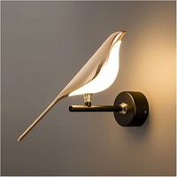 Desidiya Metal Modern Chirpy LED Bird Light for Living Room