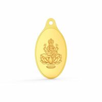 Joyalukkas 24kt (999) Purity 2gm/4gms/10gm Goddess Lakshmi Gold coin Pendant